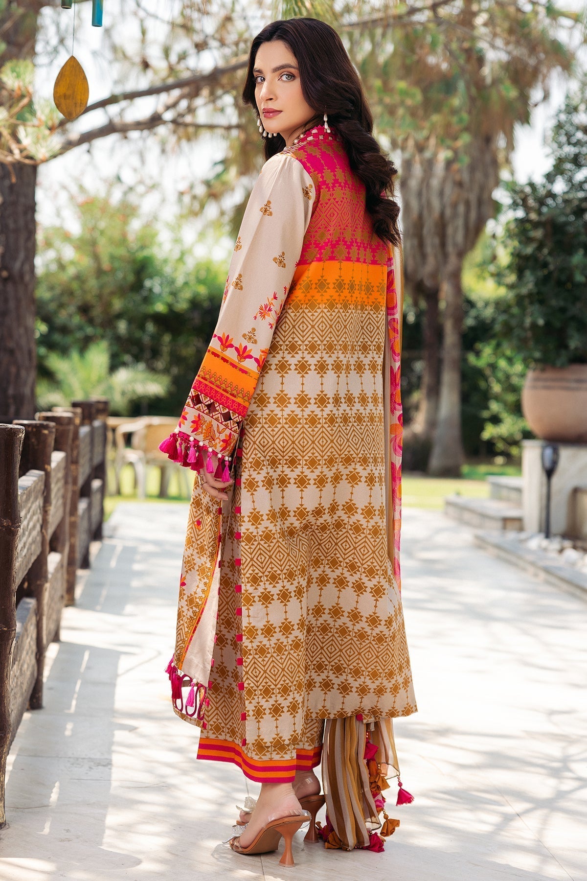 Charizma D # 30 - 09 | 3PC Printed Lawn | Lawn Printed Dupatta