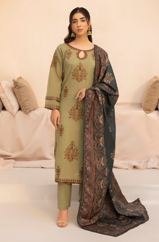 Mohagni D # 121 - 01 | 3PC Luxury Lawn | Monark Print Dupatta