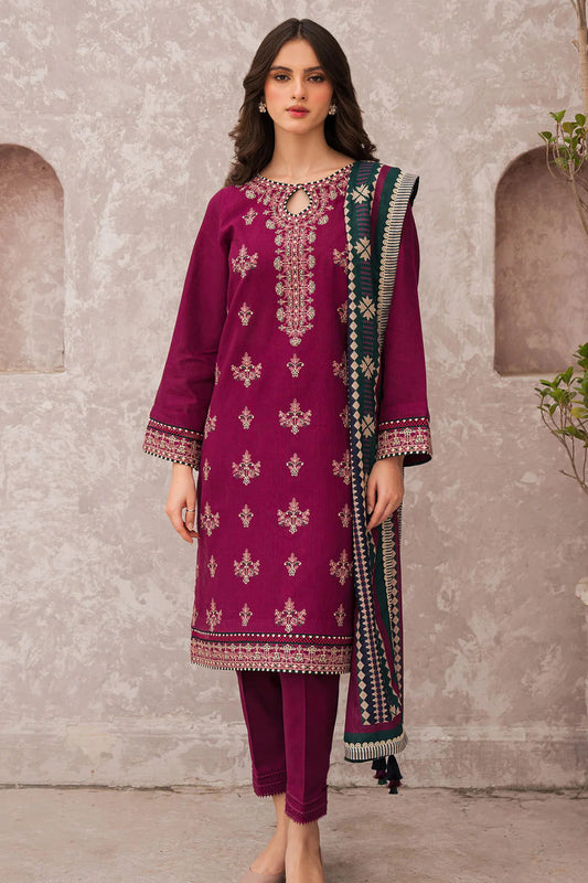 Jazmin D # 144 -01 | 3PC Luxury Lawn | Monar Printed Dupatta