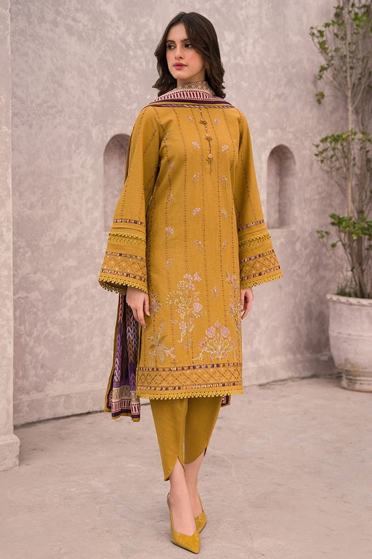 Jazmin D # 142 -01 | 3PC Luxury Lawn | Monar Printed Dupatta