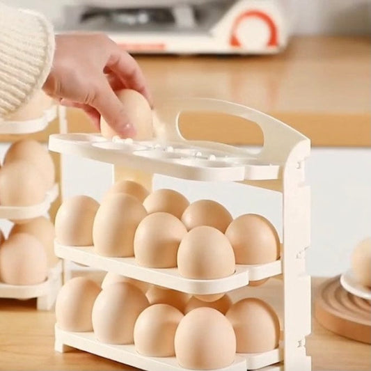 24 grid foldable egg storage organizer