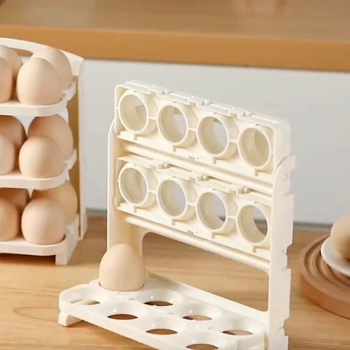 24 grid foldable egg storage organizer