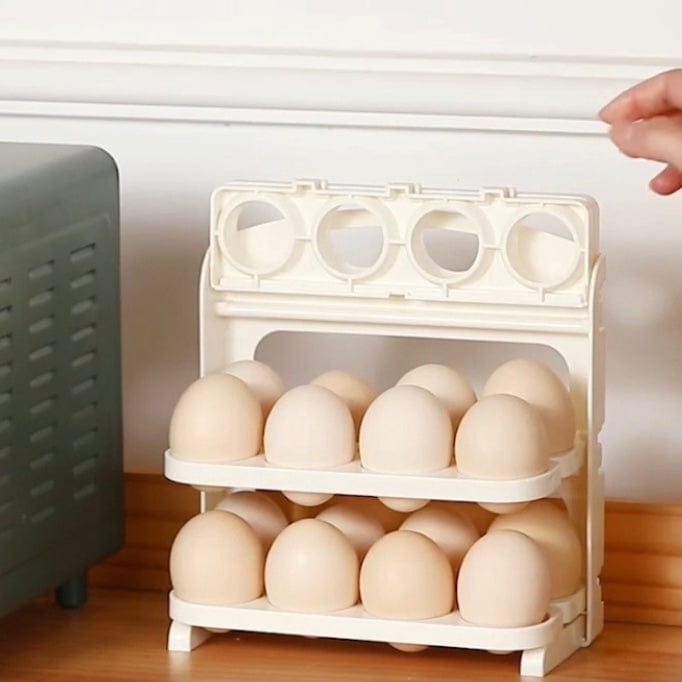 24 grid foldable egg storage organizer