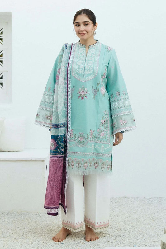 Coco by Zara Shahjahan D # 148 -01 | 3PC Luxury Lawn | Blossom Digital Printed Dupatta