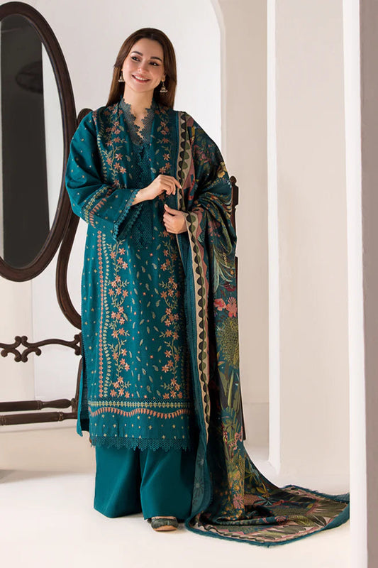 Sobia Nazir D # 174 - 01 | 3PC Luxury Lawn | Monar Printed Dupatta